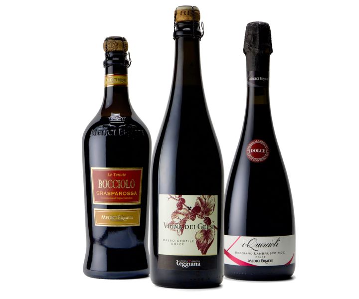 【送料無料】甘口／ドルチェ ランブルスコ３本セット